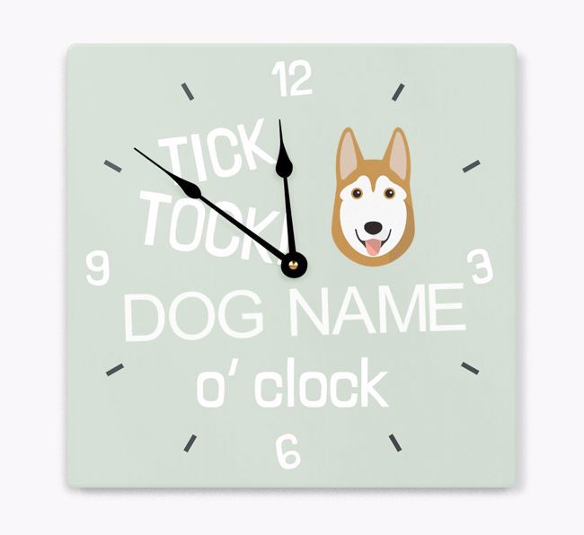 Tick Tock 'O' Clock: Personalized Wall Clock with {breedFullName} Icon